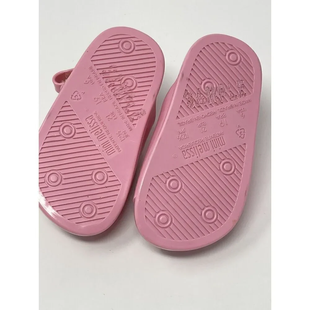 Melissa Mini + Vivienne Westwood Anglomania Toddler Size 6 Sandals Pink Jelly